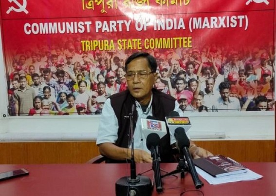 CPI-M hits Tripura BJP Govt over drastic spike of Crimes in State CPI-M hits Tripura BJP Govt over drastic spike of Crimes in State